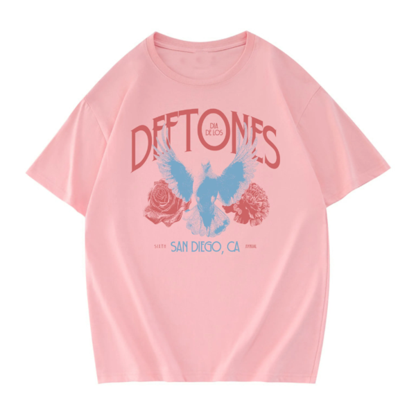 Deftones Dove Blossom T-Shirt – Pink