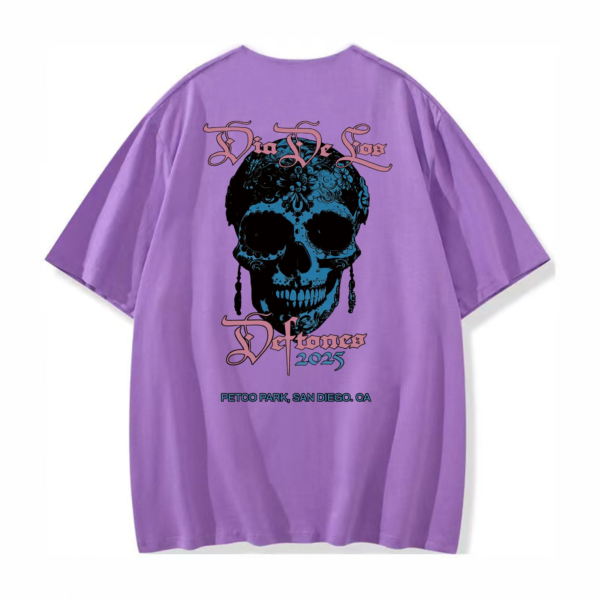 Deftones Graphic T-Shirt – Purple