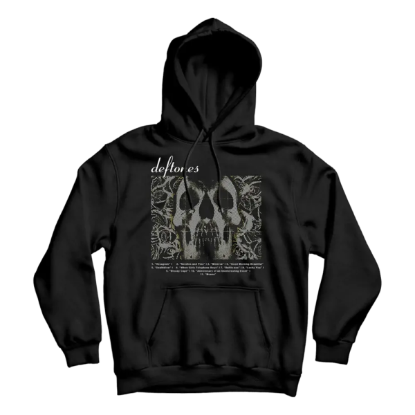 Grey Skull Tracklist Hoodie