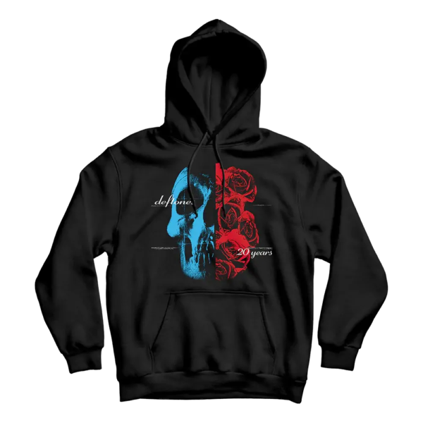 Split Skull Logo Hoodie