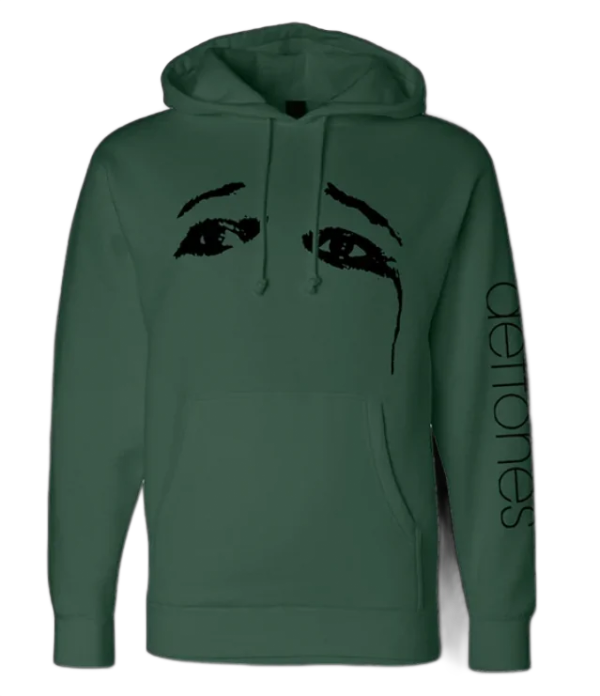 Green OHMS Eyes Pullover Hoodie